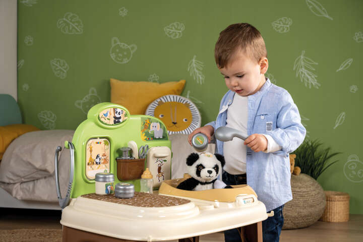 Smoby Tierarzt Klinik mit Panda Kuscheltier